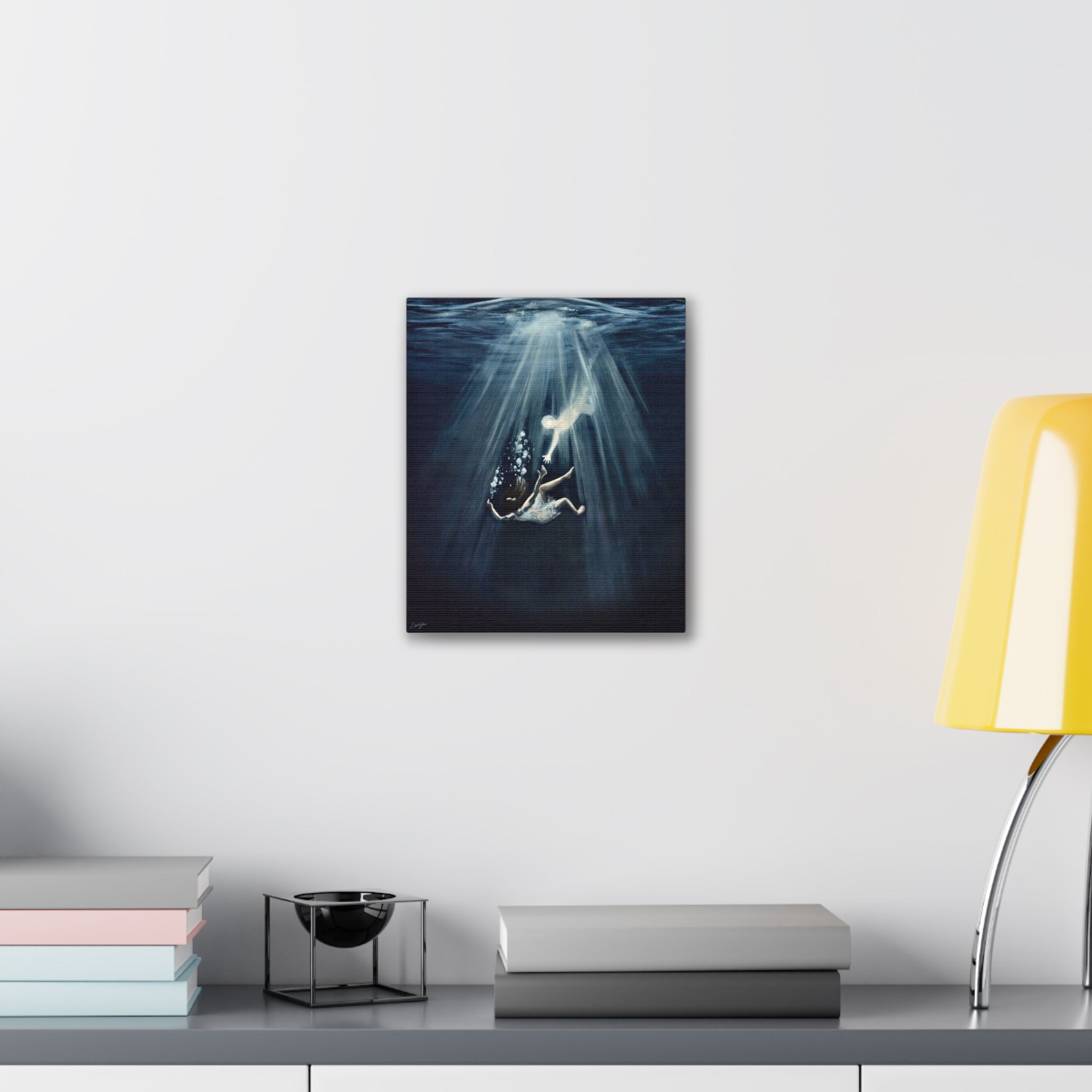 Isaiah 43:2 Canvas Print