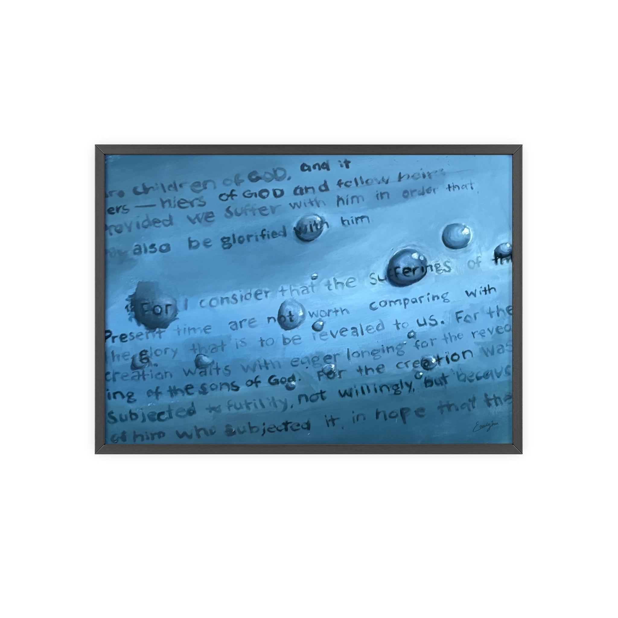 Romans 8:18 Framed Print