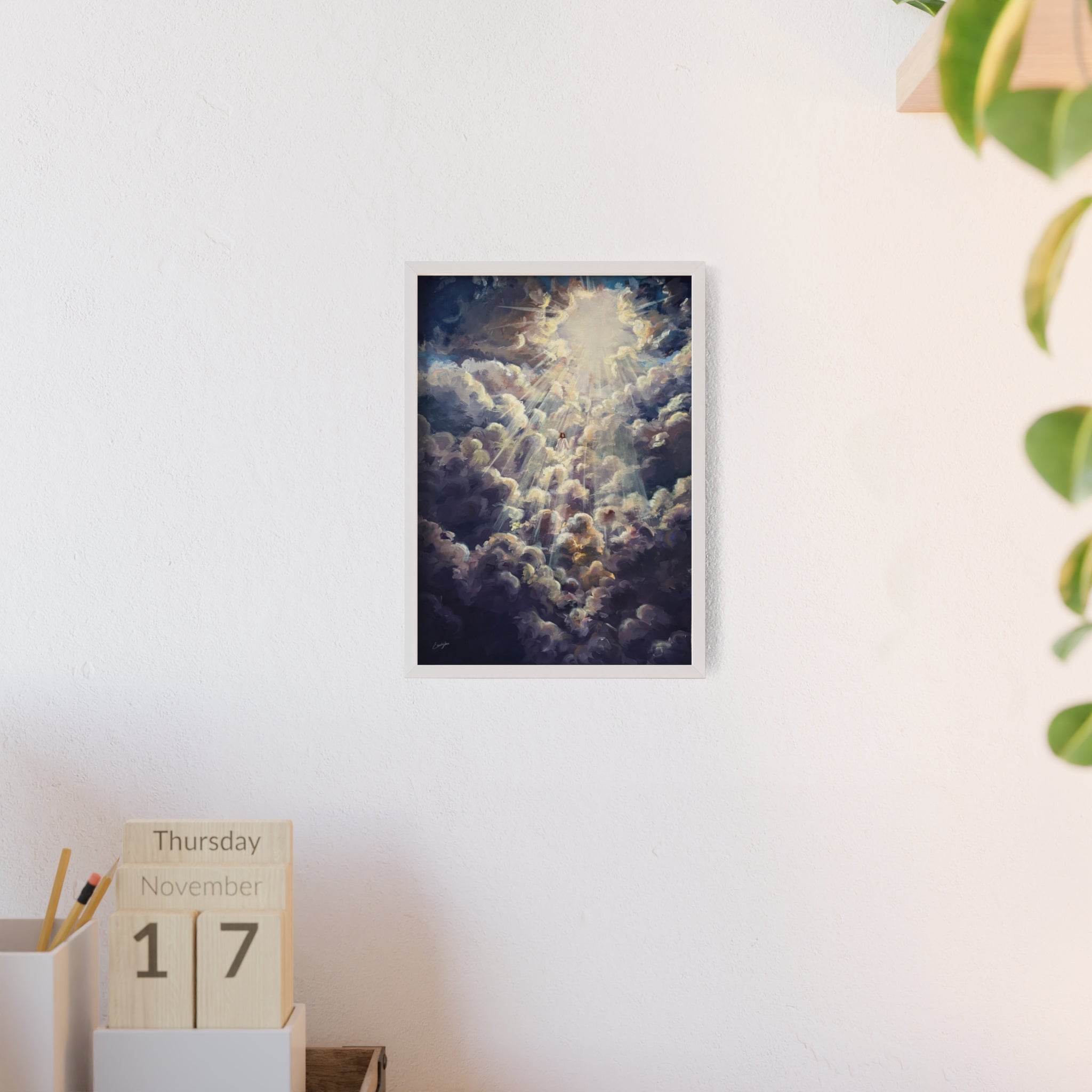 Revelation 1:7 Framed Print