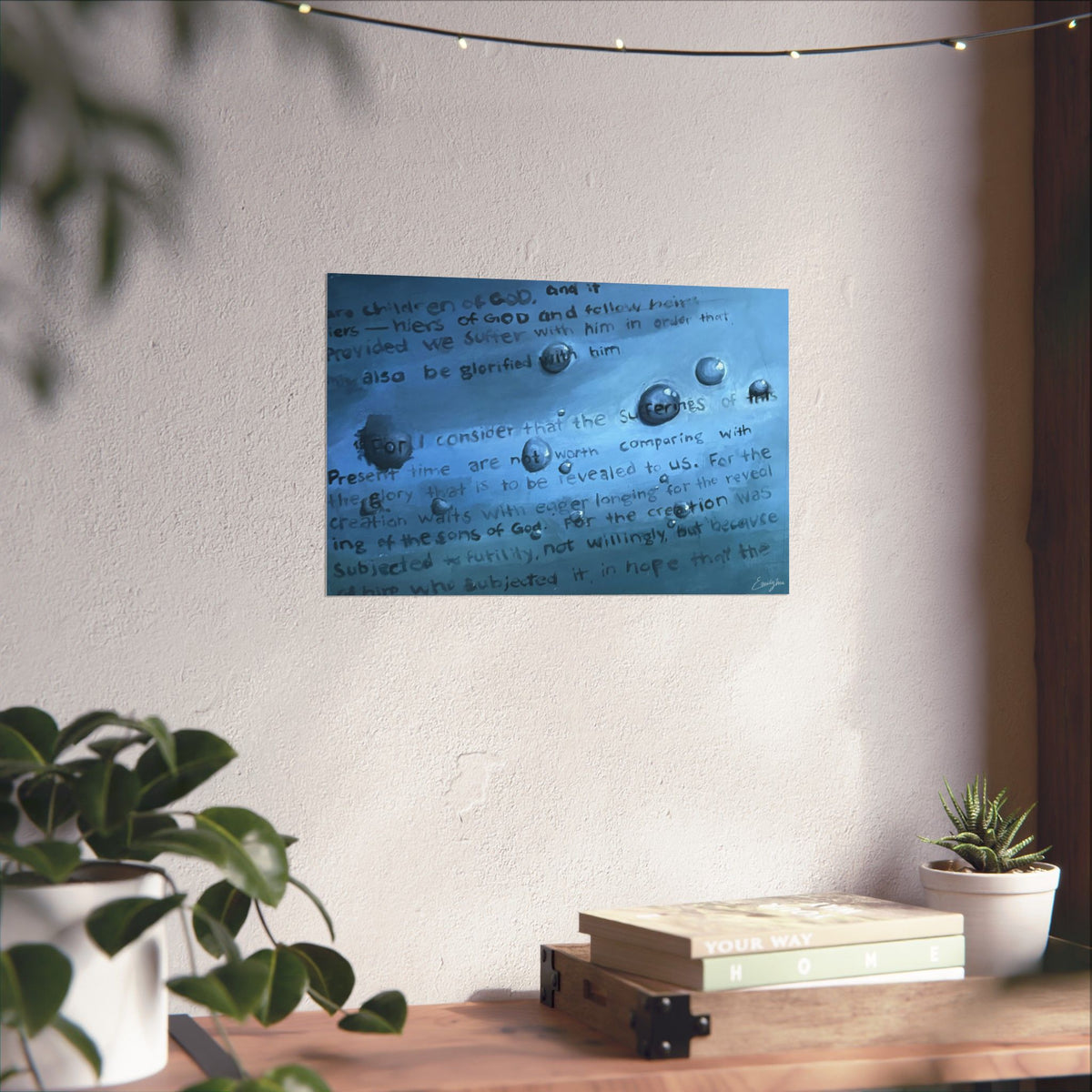 Romans 8:18 Matte Paper Print