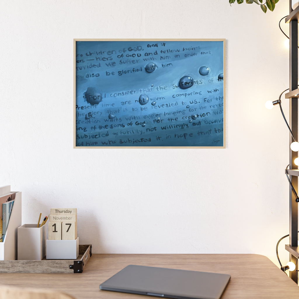 Romans 8:18 Framed Print