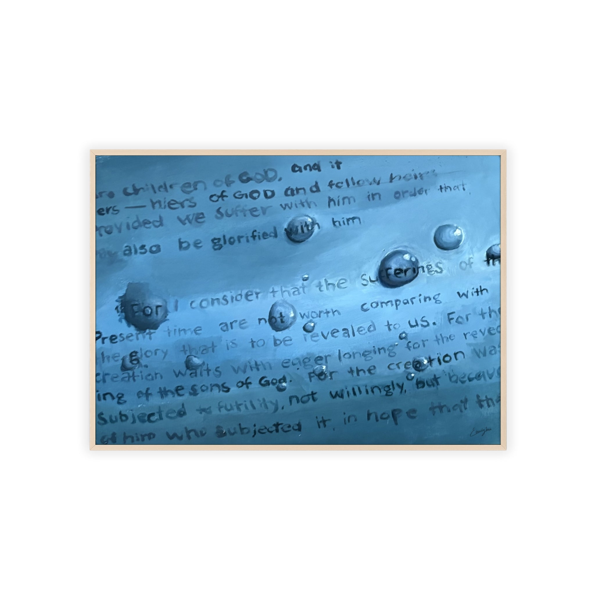 Romans 8:18 Framed Print