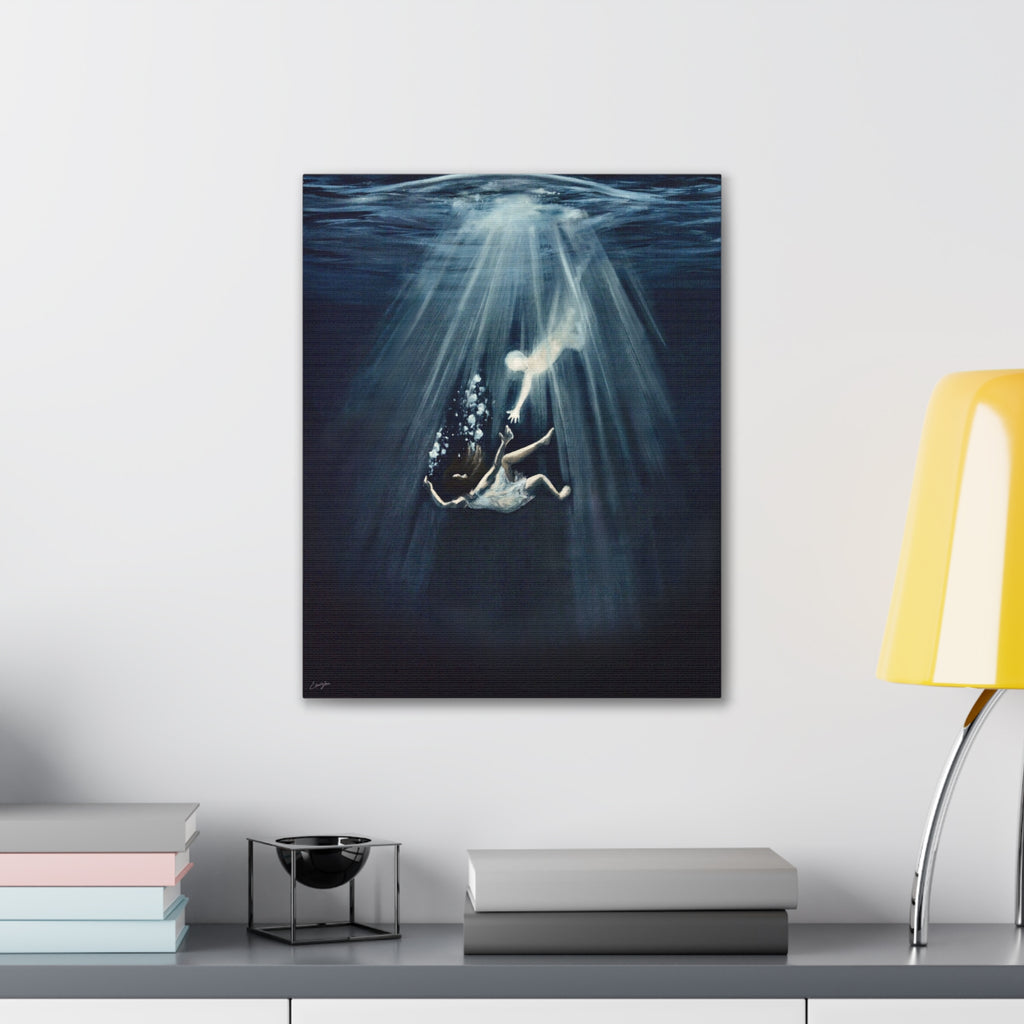Isaiah 43:2 Canvas Print