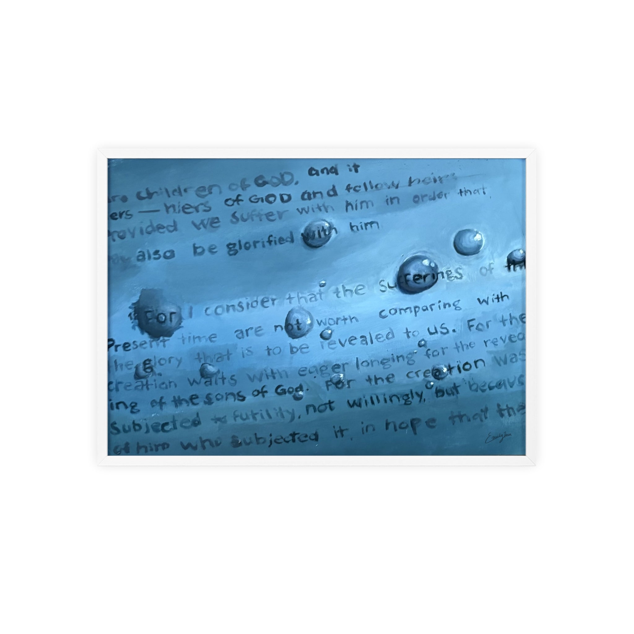 Romans 8:18 Framed Print