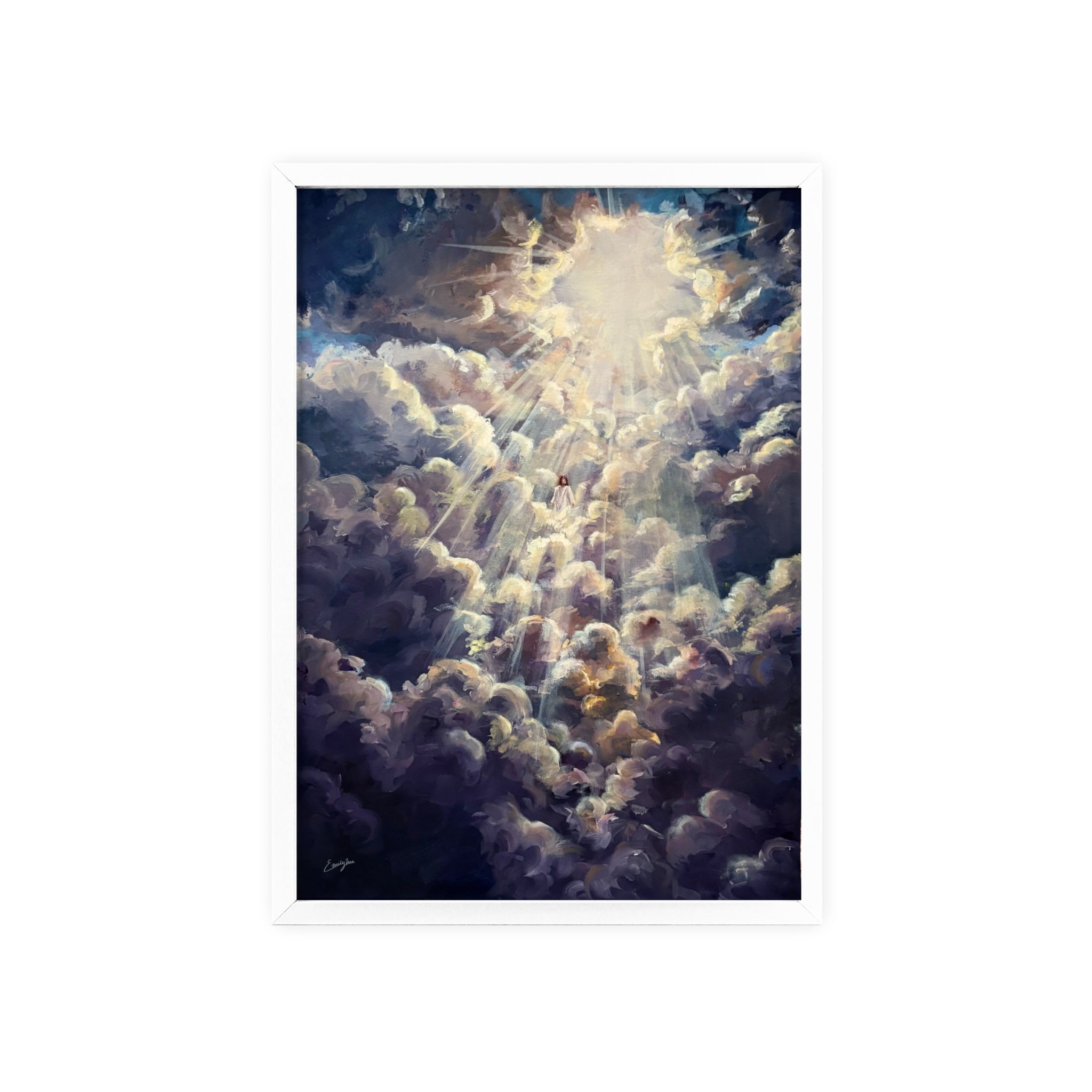 Revelation 1:7 Framed Print